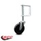 Service Caster 4'' Hard Rubber Wheel Swivel Gate and Ladder Caster SCC-GC05S410-HRS - alternate 2